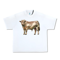 White charolais bull Urban Heavy Tee - LillyAllenDesigns