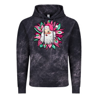 Cloud Black pink Christmas Santa Claus sunflower Vintage Hoodie - Jasminsmagicworld
