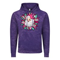 Cloud Purple pink Christmas Santa Claus sunflower Vintage Hoodie - Jasminsmagicworld