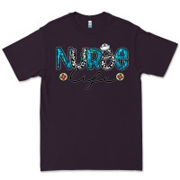 Plum Nurse life Premium Tee - CowhideDigitalArt