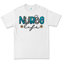 White Nurse life Premium Tee - CowhideDigitalArt