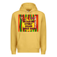 Antique Gold juneteenth breaking every chain since 1865 Premium Hoodie - TumblerDesignByShophia