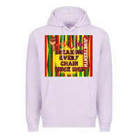 Lilac juneteenth breaking every chain since 1865 Premium Hoodie - TumblerDesignByShophia