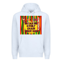 White juneteenth breaking every chain since 1865 Premium Hoodie - TumblerDesignByShophia