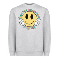 Heather Grey peace out single digits im 10 Heavyweight Sweatshirt - MaliasSmallBusiness