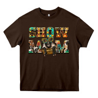 Chocolate Brown show mom suffolk sheep black sheep Heavy Core Tee - BarkalooDesign