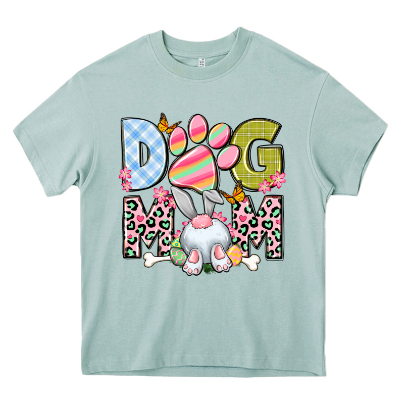Easter Dog Mom Easter Day Heavy Core Tee by Neo Western | Teevron
