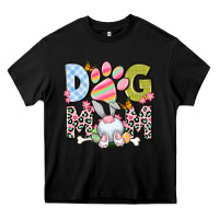 Black Easter Dog Mom Easter Day Heavy Core Tee - Neo Western