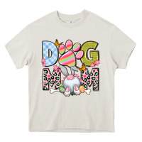 Cream Easter Dog Mom Easter Day Heavy Core Tee - Neo Western