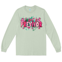 Matcha I am a previvor Long Sleeve Tee - NancyCooperArtShop