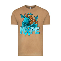 Vintage Camel hope tealribbonovarian cancer nails Vintage Tee - NancyCooperArtShop