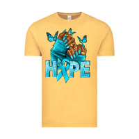 Vintage Mustard hope tealribbonovarian cancer nails Vintage Tee - NancyCooperArtShop