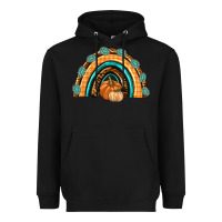 Black Rainbow Thankful with Gemstone Heavyweight Hoodie - texasbilliewilder