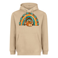Mushroom Rainbow Thankful with Gemstone Heavyweight Hoodie - texasbilliewilder