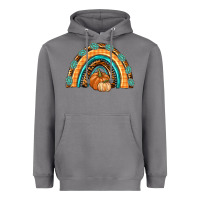 Storm Rainbow Thankful with Gemstone Heavyweight Hoodie - texasbilliewilder