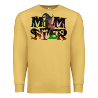 Antique Gold Momster with witch Premium Sweatshirt - NancyCooperArtShop