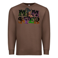 Chestnut Momster with witch Premium Sweatshirt - NancyCooperArtShop