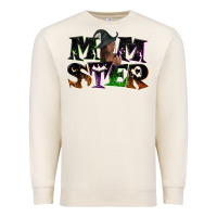 Sandshell Momster with witch Premium Sweatshirt - NancyCooperArtShop