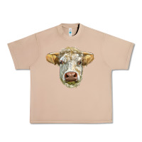Burro Charolais bull face Urban Heavy Tee - LillyAllenDesigns