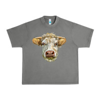 Tornado Charolais bull face Urban Heavy Tee - LillyAllenDesigns