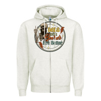 Oatmeal Heather dads with beards are better Zipper Hoodie - Artiststas