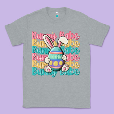 Bunny Babe Classic Tee Designed By Maliassmallbusiness
