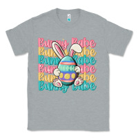 Heather Grey bunny babe Classic Tee - MaliasSmallBusiness
