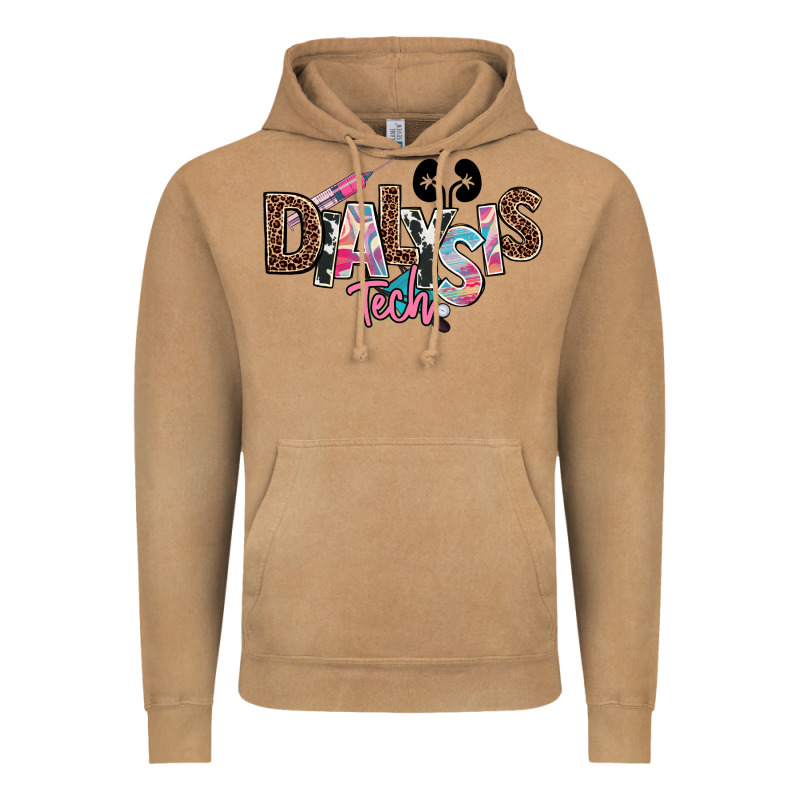 Dialysis Technician Kidney Tech Vintage Hoodie by NancyCooperArtShop | Teevron
