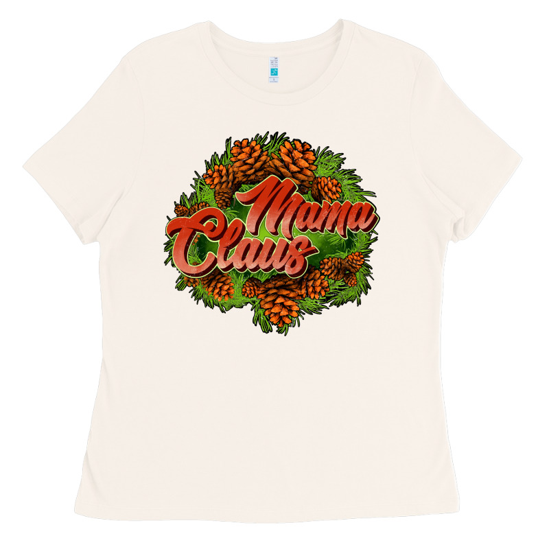Mama Claus Cone Ladies Tee by JahusDesignShop | Teevron