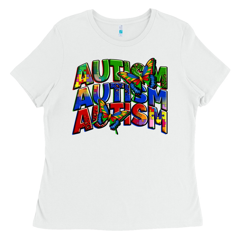 Autism Autism Autism Ladies Tee by Zillion Design Studio | Teevron