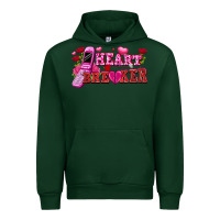 Forest Green Heart breaker Valentine's Day Urban Hoodie - FaDigitalArtStudio