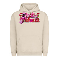 Pigment French Oak Heart breaker Valentine's Day Urban Hoodie - FaDigitalArtStudio