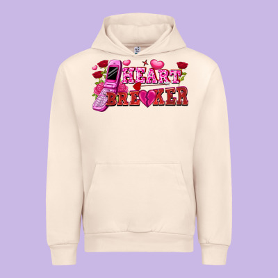 Heart Breaker Valentine's Day Urban Hoodie Designed By Fadigitalartstudio