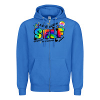 True Royal self love tie dye Zipper Hoodie - Artiststas