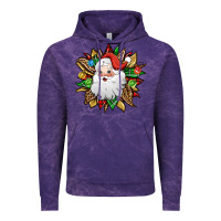Cloud Purple santa claus sunflower Vintage Hoodie - Jasminsmagicworld