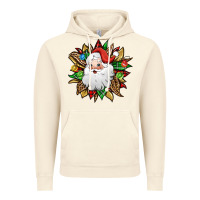 Vintage Artic santa claus sunflower Vintage Hoodie - Jasminsmagicworld