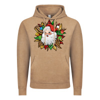 Vintage Coffee santa claus sunflower Vintage Hoodie - Jasminsmagicworld