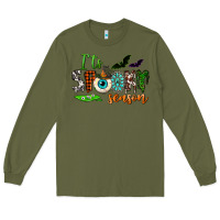Army Green it's spooky season Long Sleeve Tee - NancyCooperArtShop