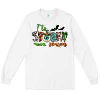White it's spooky season Long Sleeve Tee - NancyCooperArtShop