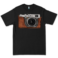 Black vintage camera Premium Tee - FaDigitalArtStudio