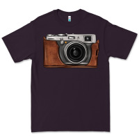 Plum vintage camera Premium Tee - FaDigitalArtStudio