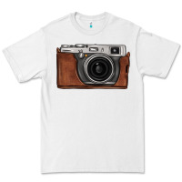 White vintage camera Premium Tee - FaDigitalArtStudio