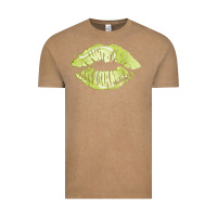 Vintage Coffee tennis lips Vintage Tee - AdoDesignShop