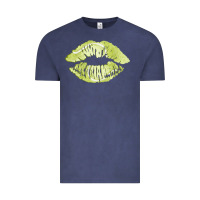 Vintage Denim tennis lips Vintage Tee - AdoDesignShop