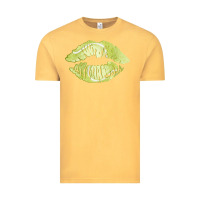 Vintage Mustard tennis lips Vintage Tee - AdoDesignShop