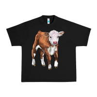 Black hereford calf Urban Heavy Tee - LillyAllenDesigns
