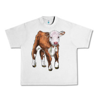 Lunar Rock hereford calf Urban Heavy Tee - LillyAllenDesigns