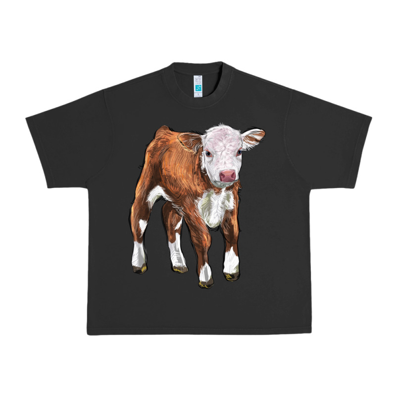 Hereford Calf Urban Heavy Tee by LillyAllenDesigns | Teevron