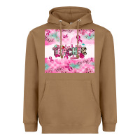 Toasted Coconut Breast Cancer Teacher Heavyweight Hoodie - NancyCooperArtShop
