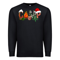 Black Christmas camp Premium Sweatshirt - NancyCooperArtShop